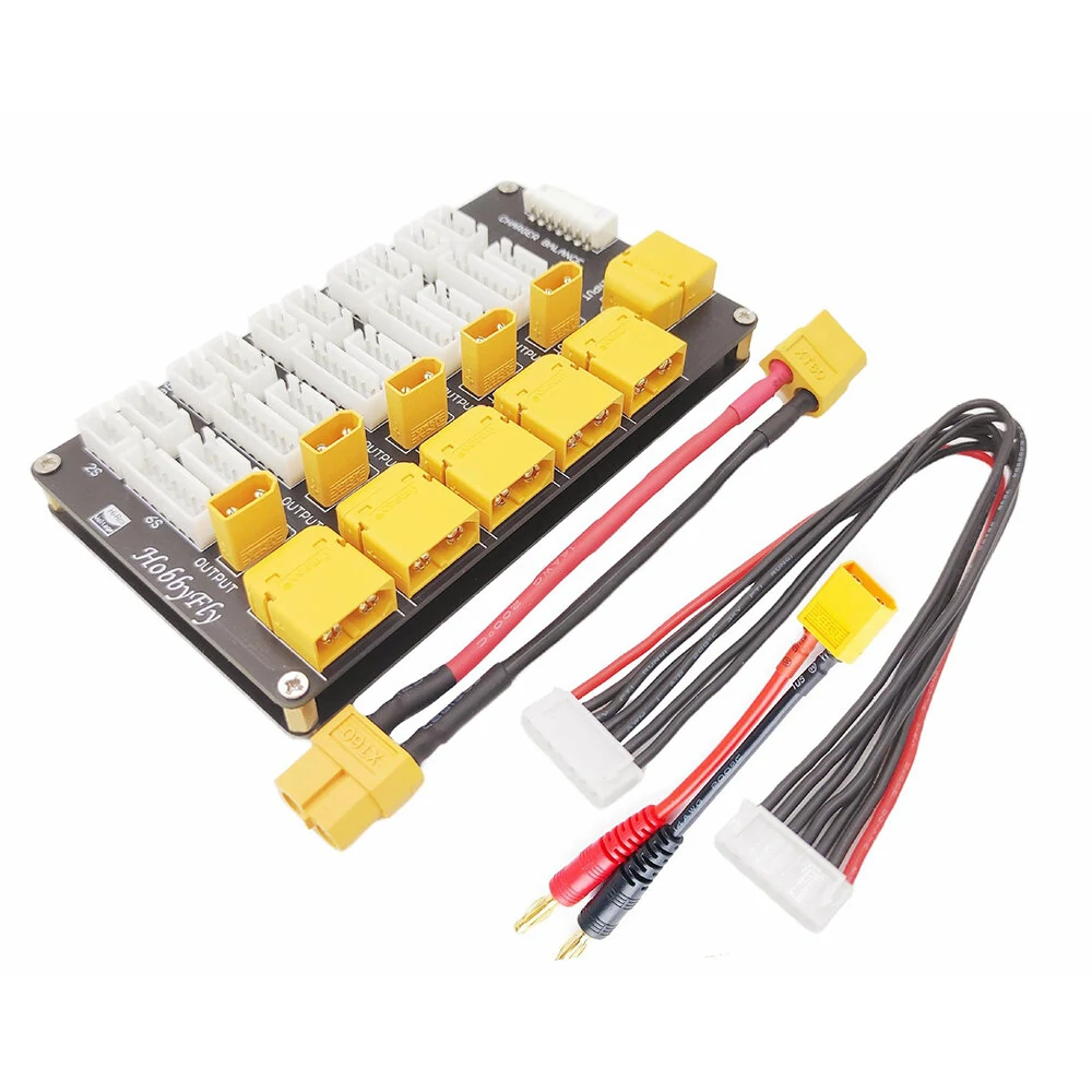 Drone Racing Battery - T60 XT30 Lipo バッテリー平行充電ボード 2in1 サポート