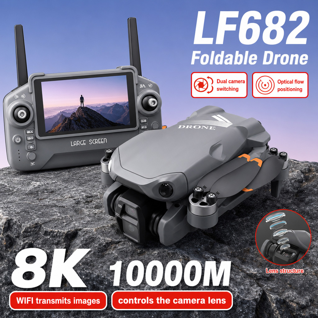 Dji Drone Mini 3 - 空撮写真 LF682 ドローン 8K HD デュアルカメラ