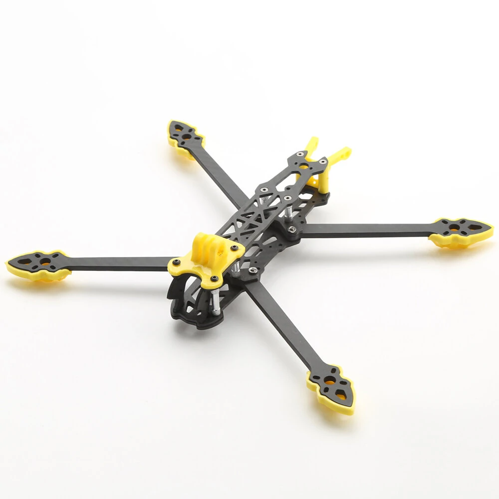 Drone Racing Frame - Mark4 8インチ 375mmホイールベース 5mmアーム 3Kカーボンファイバーフレームキット DIY長距離FPV