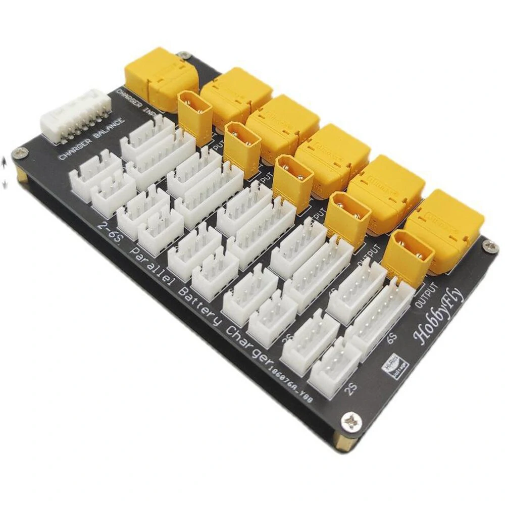 T60 XT30 Lipo バッテリー平行充電ボード 2in - Drone Racing Battery のレビューと価格